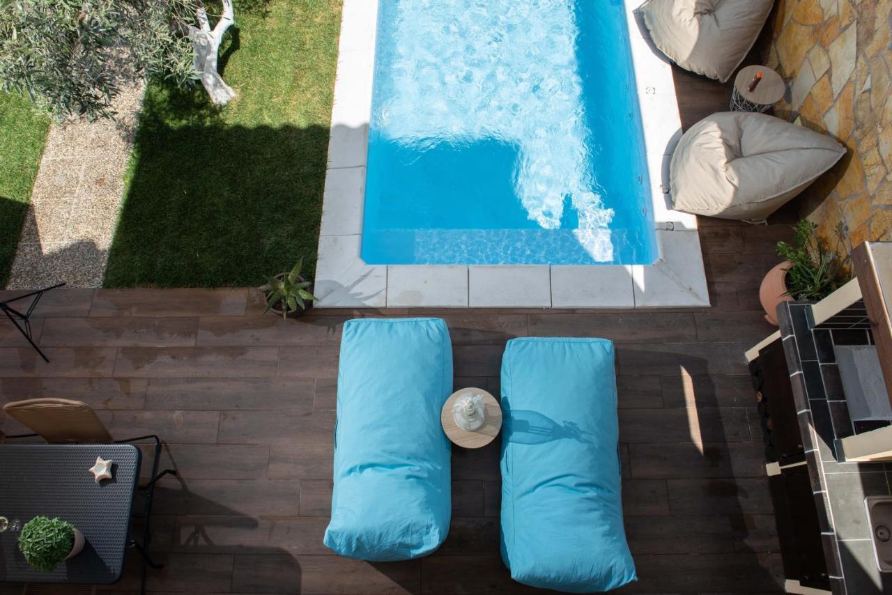 Dandy Villas Nea Roda - Melodic Waves - Private - Pool - Parking - Cellar Exteriör bild